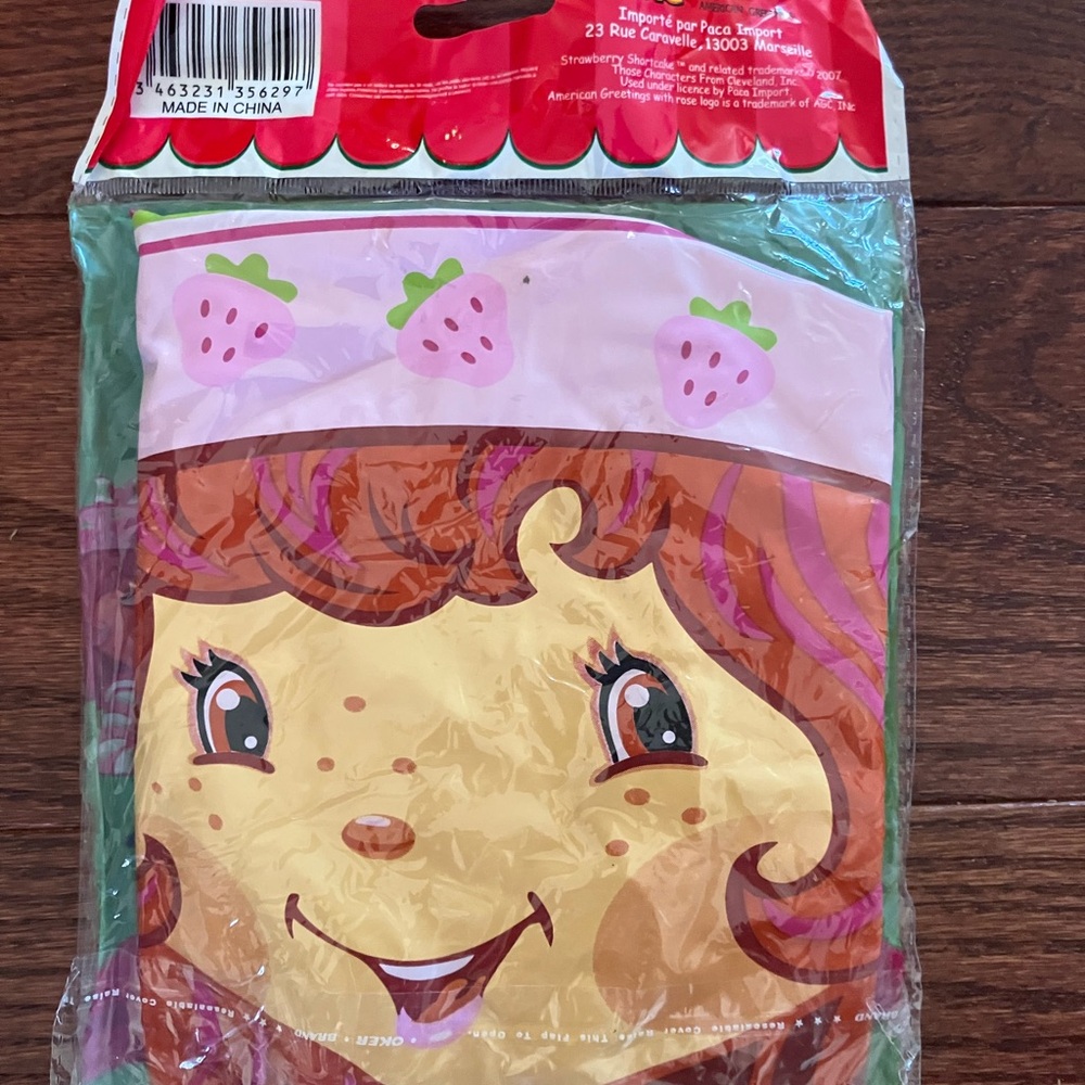 Strawberry Shortcake Inflatable Plastic Figure